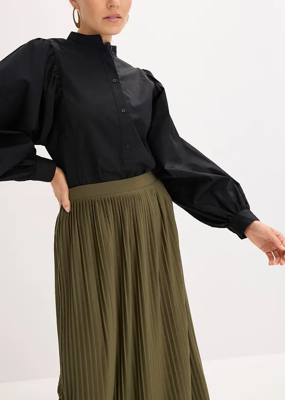 Žerzejová sukně ze splývavé viskózové směsi, bonprix