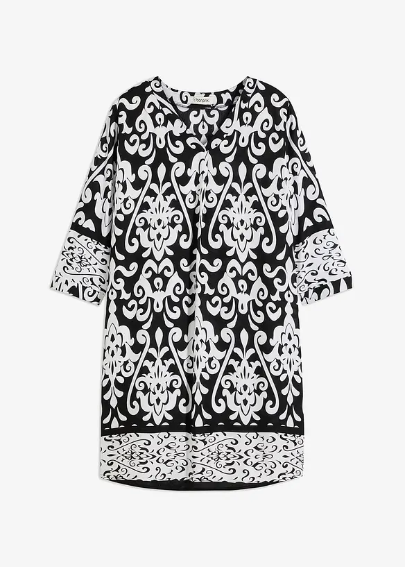 Tunikov&eacute; &scaron;aty ze spl&yacute;vav&eacute; visk&oacute;zy, bonprix