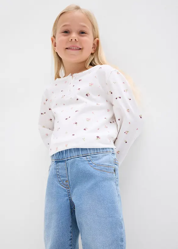 Bootcut džíny s pohodlným pasem, Mid Waist, bonprix