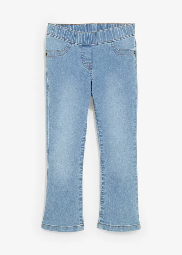Bootcut džíny s pohodlným pasem, Mid Waist, bonprix
