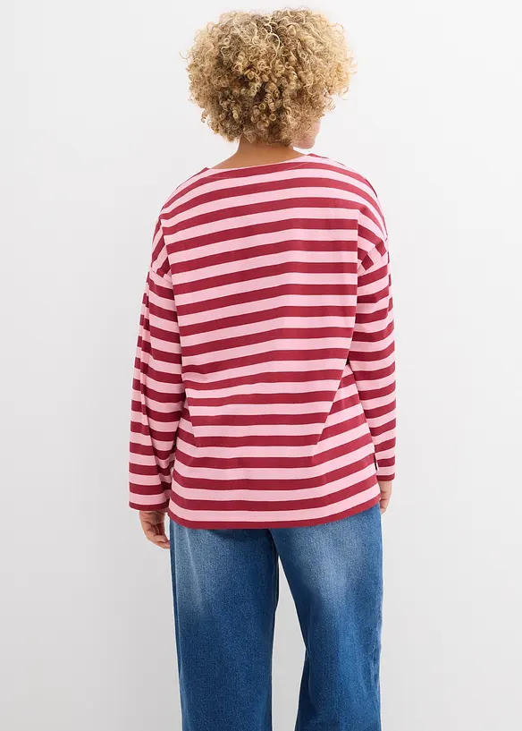 Oversize triko z čisté bavlny, bonprix