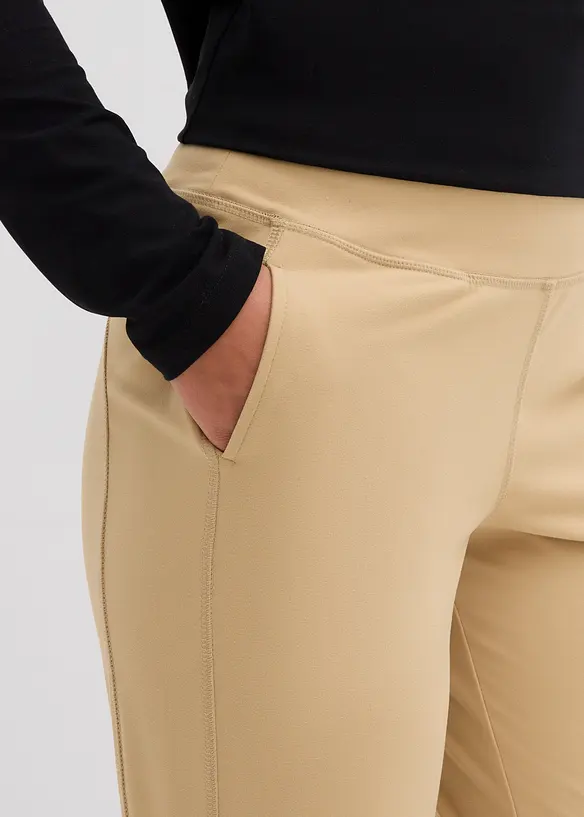 Capri kalhoty z měkkého materiálu, bonprix