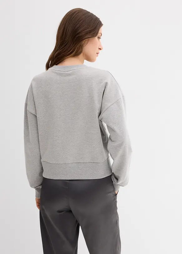 Oversize mikina z bavlny, bonprix