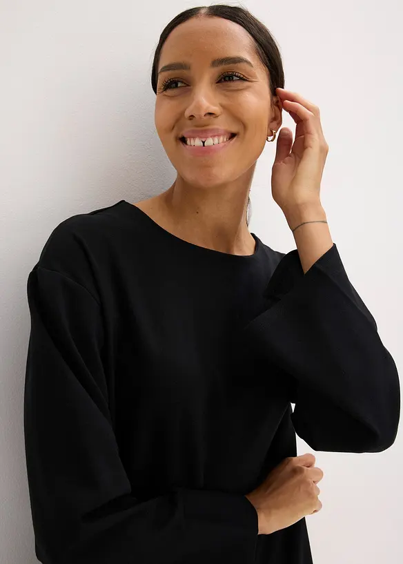 Krátké šaty s volánem, z Punto di Roma, bonprix