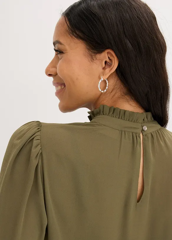 Tuniková halenka s volány, bonprix