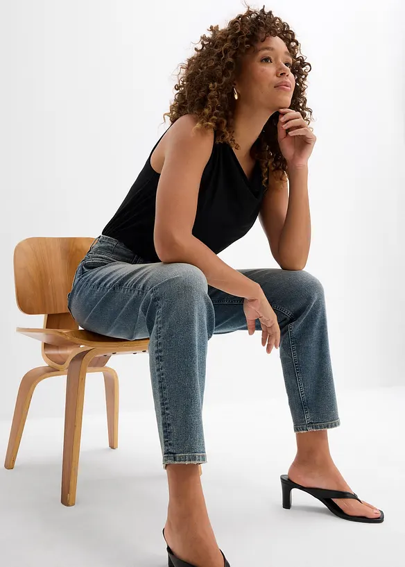 Mom džíny, High Waist, bonprix