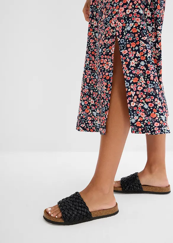 Midi sukně z visk&oacute;zy, bonprix