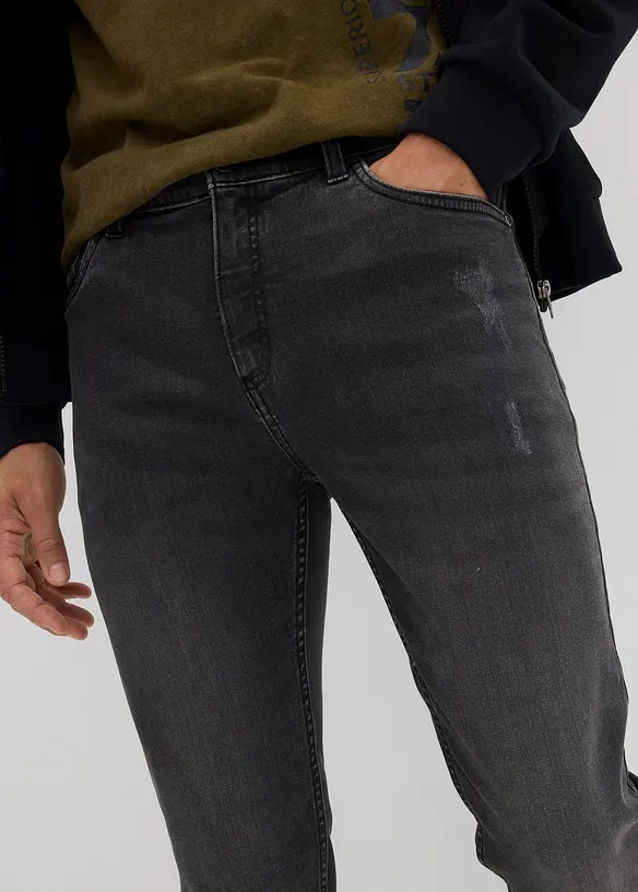 Strečové džíny Slim Fit, Straight, bonprix