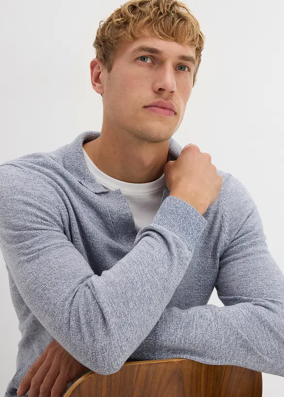 Svetr z jemného úpletu s čistou bavlnou, bonprix