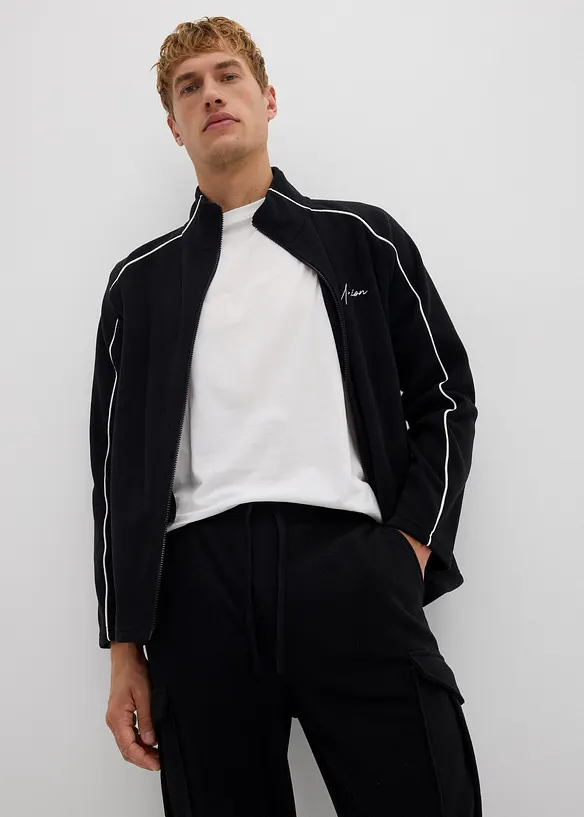 Manšestrové cargo kalhoty z flísu, Regular Fit, bonprix