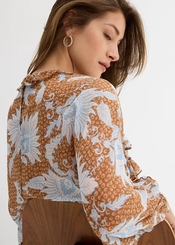 &Scaron;if&oacute;nov&aacute; halenka s vol&aacute;nky, bonprix