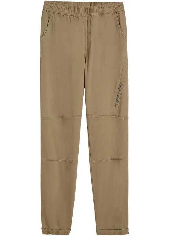 Chlapecké termo kalhoty z kepru, Loose Fit, bonprix