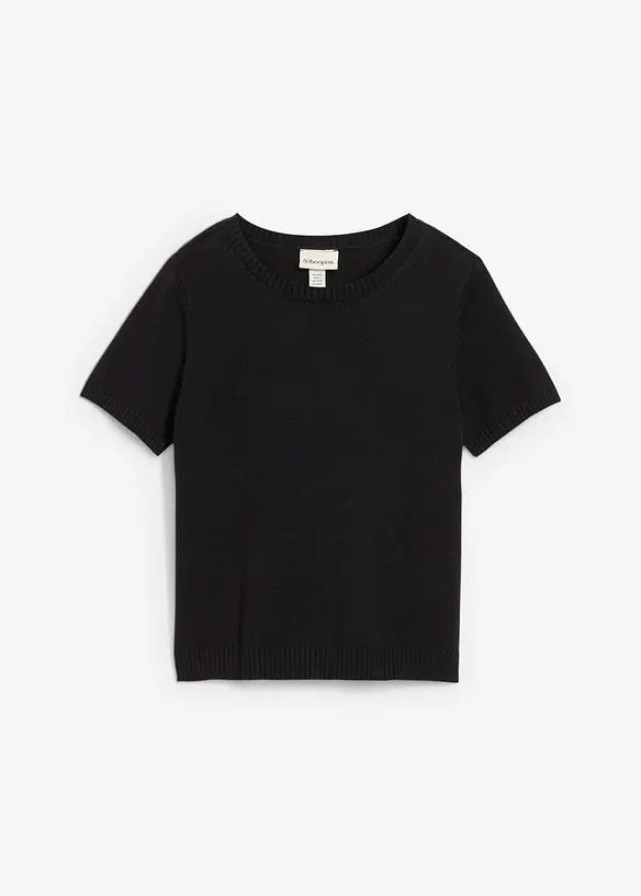 Svetr s krátkým rukávem, bonprix