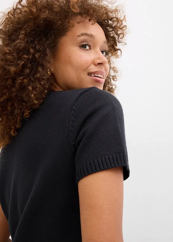 Svetr s krátkým rukávem, bonprix