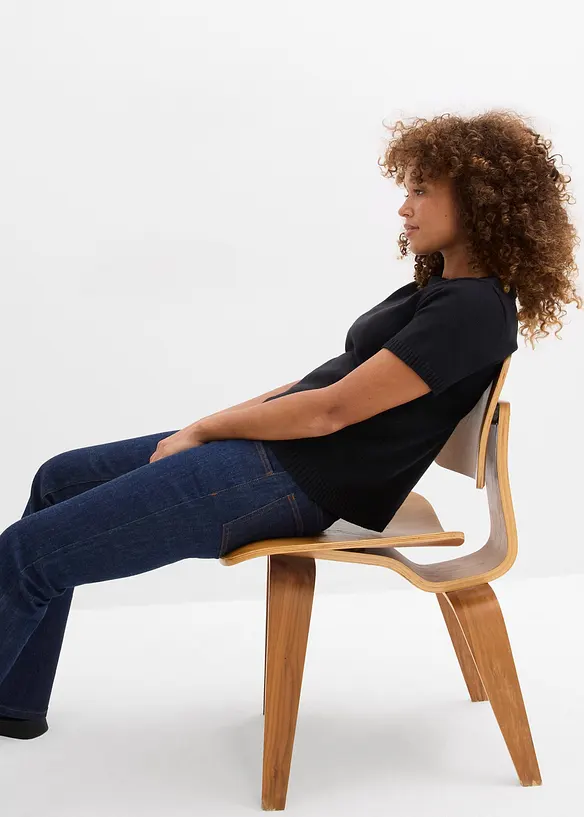 Svetr s krátkým rukávem, bonprix