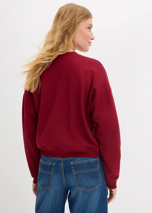 Oversize mikina z čisté organické bavlny, bonprix