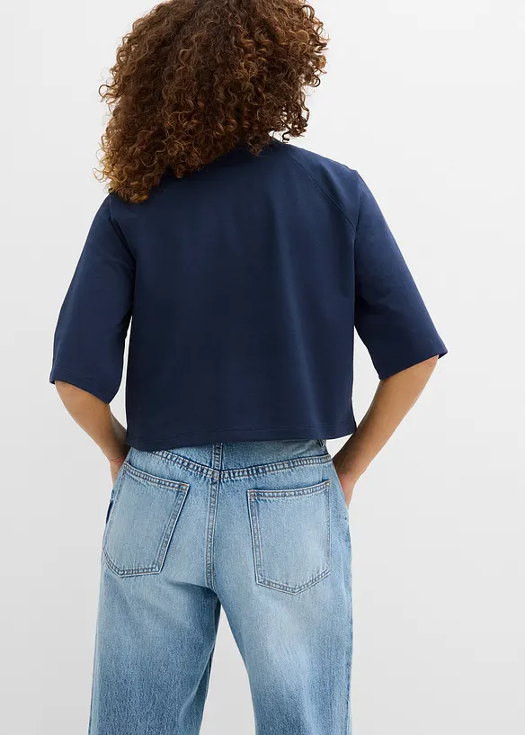 Oversize mikina z měkké bavlněné směsi, bonprix