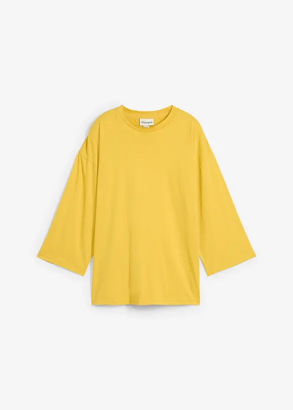 Tričko s lichoběžn&iacute;kov&yacute;m střihem a s pod&iacute;lem hedv&aacute;b&iacute;, bonprix