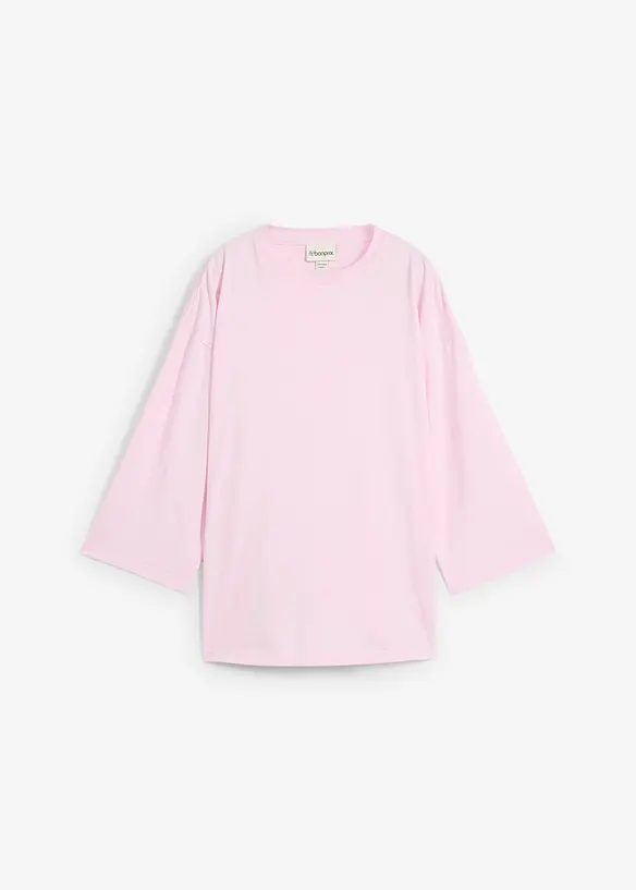 Tričko s lichoběžníkovým střihem a s podílem hedvábí, bonprix