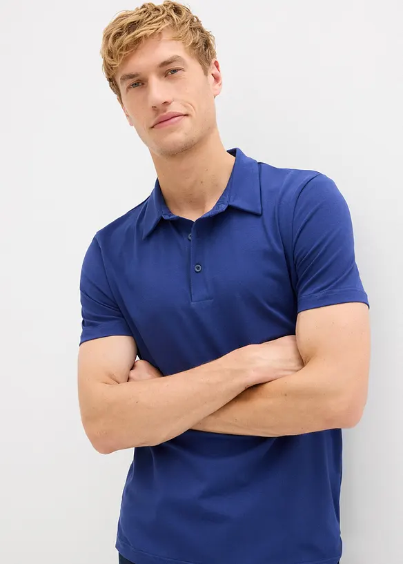 Strečové triko polo, Slim Fit, bonprix