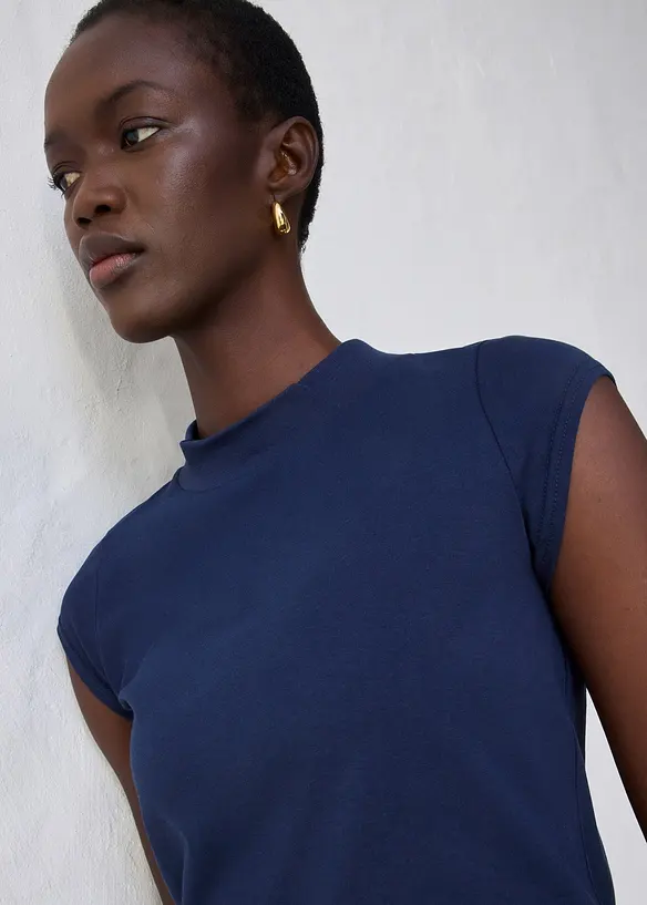 Tričko s podílem hedvábí, bonprix