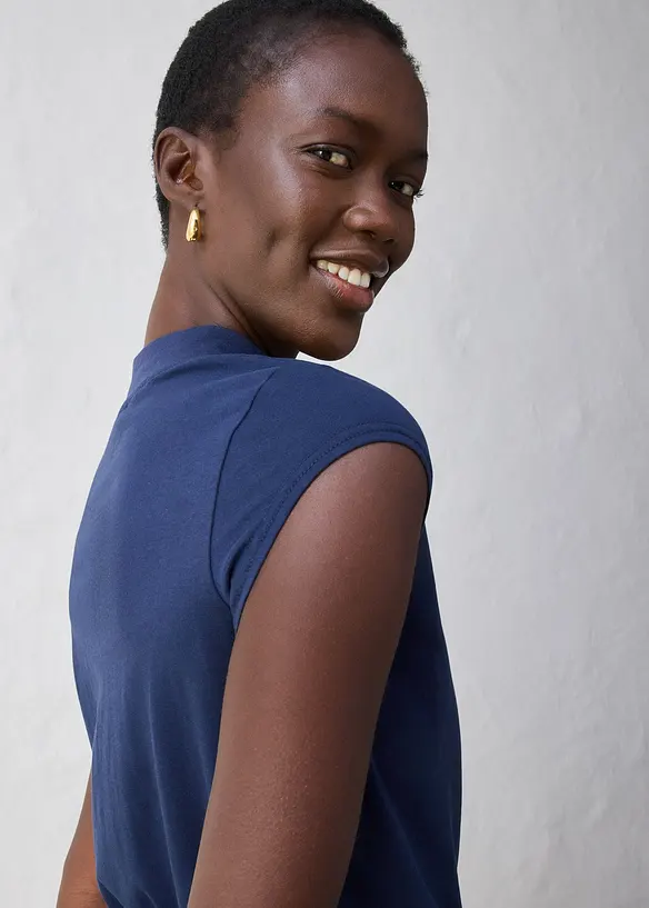 Tričko s podílem hedvábí, bonprix