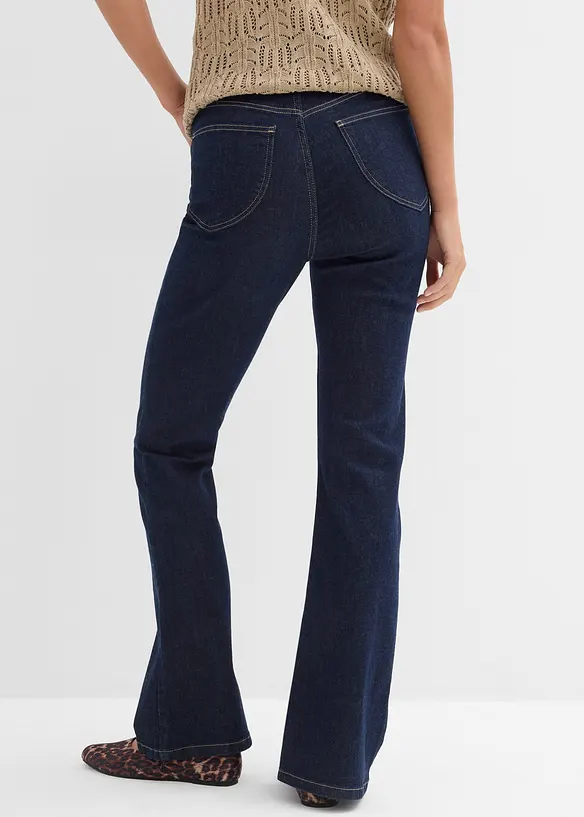 Džíny Bootcut, High Waist, bonprix