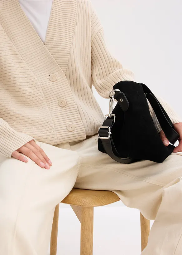 Kardigan s žebrovaným vzorem, bonprix