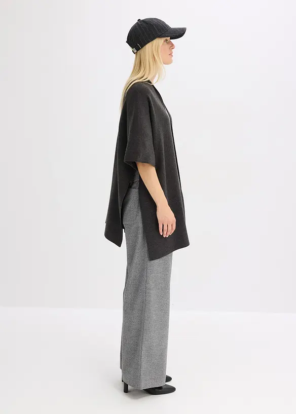 Oversize pletená pelerína, bonprix