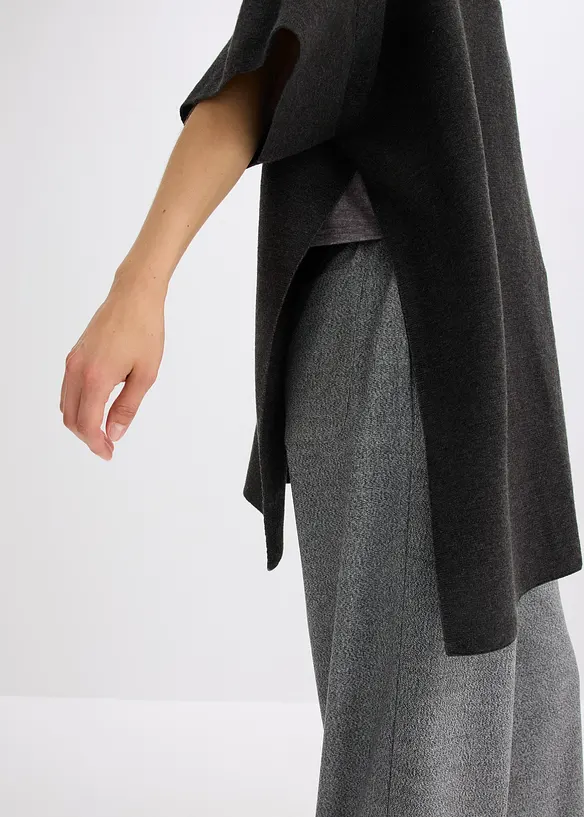 Oversize pletená pelerína, bonprix