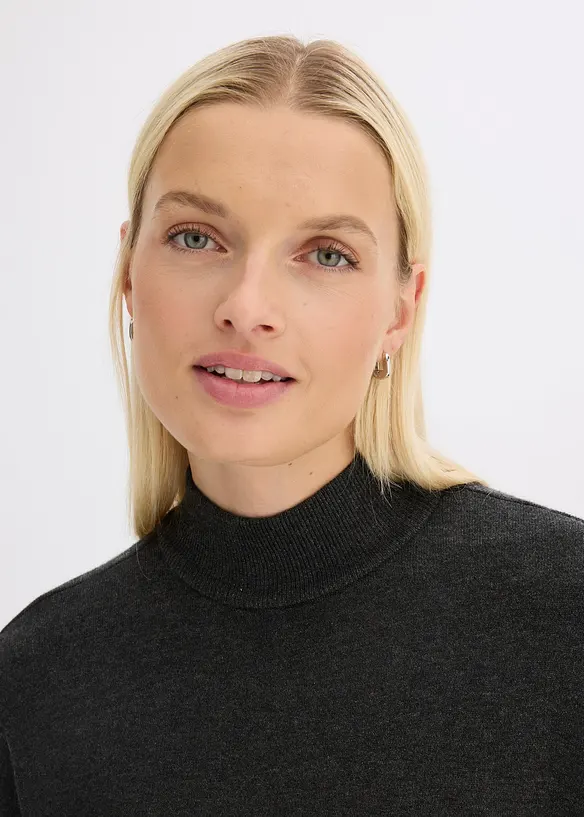 Peler&iacute;nov&yacute; svetr z měkk&eacute; visk&oacute;zov&eacute; směsi, bonprix