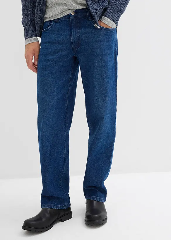 Strečové džíny Loose Fit, Straight, bonprix