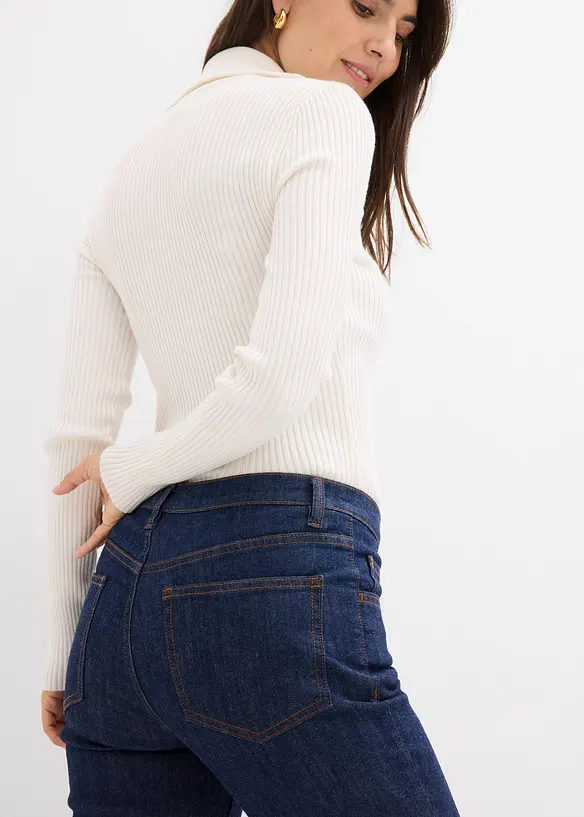 Džíny Flared, Mid Waist, bonprix