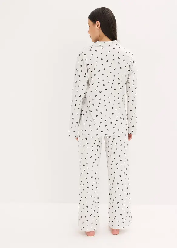 Oversize pyžamo s knoflíkovou lištou, bonprix