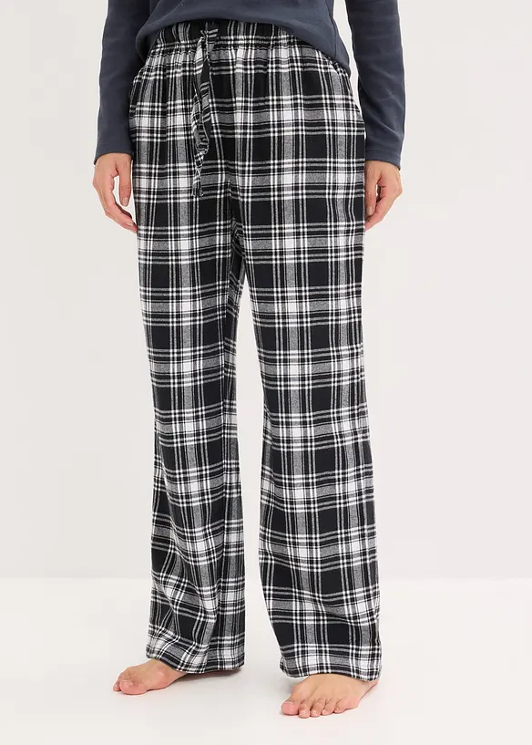 Tkané pyžamové kalhoty z flanelu, bonprix