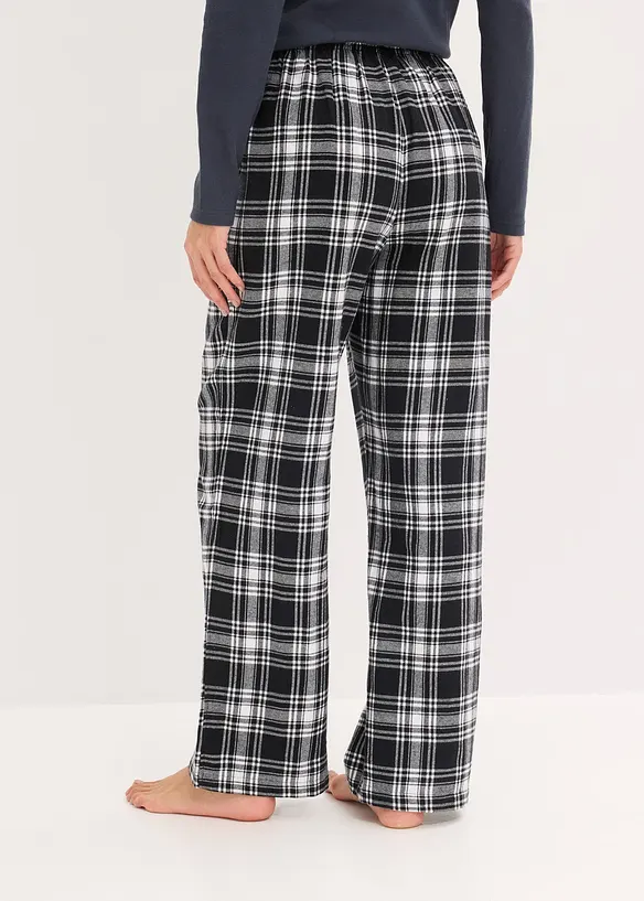 Tkané pyžamové kalhoty z flanelu, bonprix
