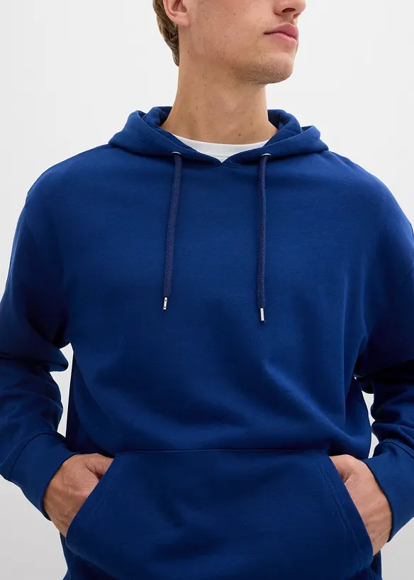 Mikina s kapucí, z čisté organické bavlny, Loose Fit, bonprix
