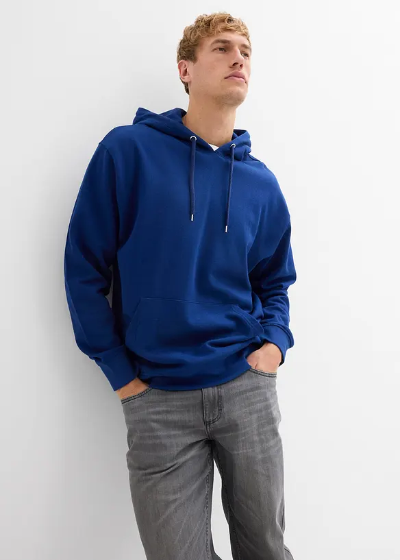 Mikina s kapucí, z čisté organické bavlny, Loose Fit, bonprix