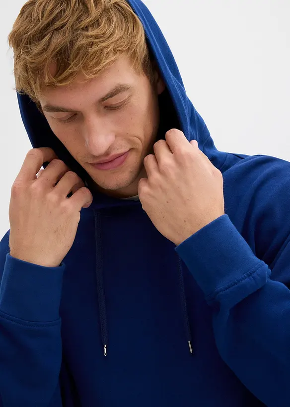Mikina s kapucí, z čisté organické bavlny, Loose Fit, bonprix