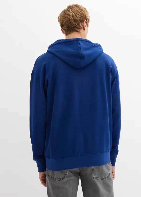 Mikina s kapucí, z čisté organické bavlny, Loose Fit, bonprix