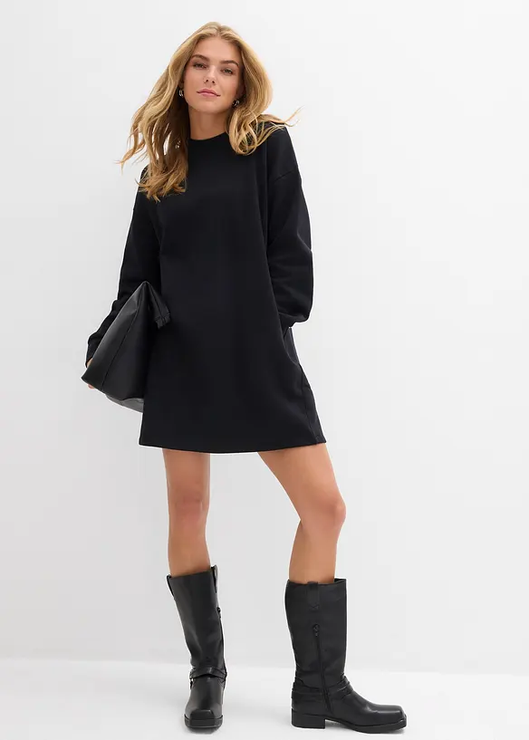 Šaty z teplákoviny z čisté bavlny, bonprix