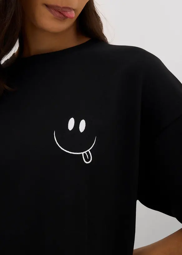 Dlouhé oversize triko z čisté organické bavlny, bonprix