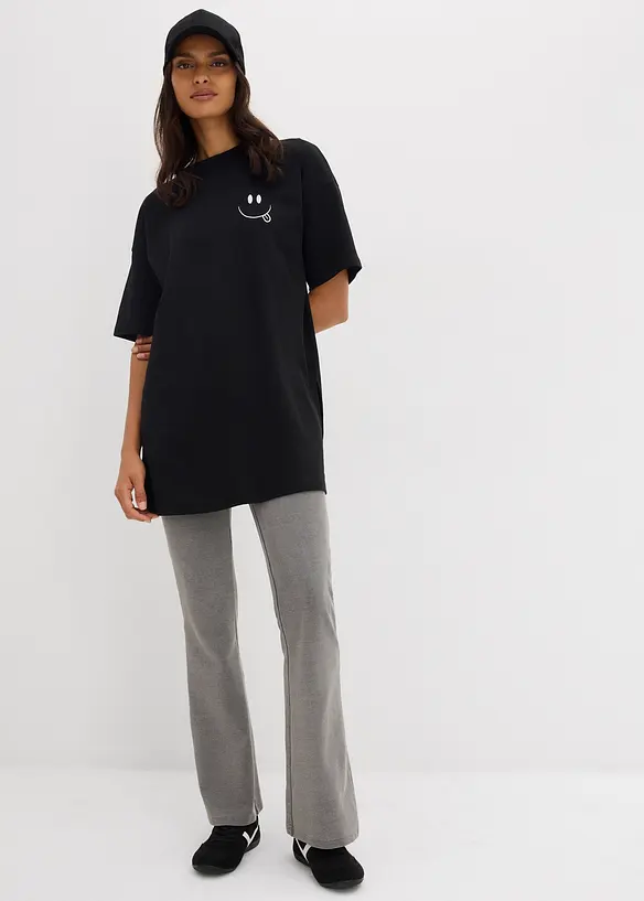 Dlouhé oversize triko z čisté organické bavlny, bonprix