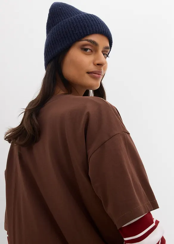 Oversize tričko z čisté organické bavlny, bonprix