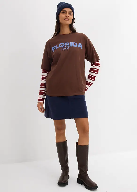 Oversize tričko z čisté organické bavlny, bonprix