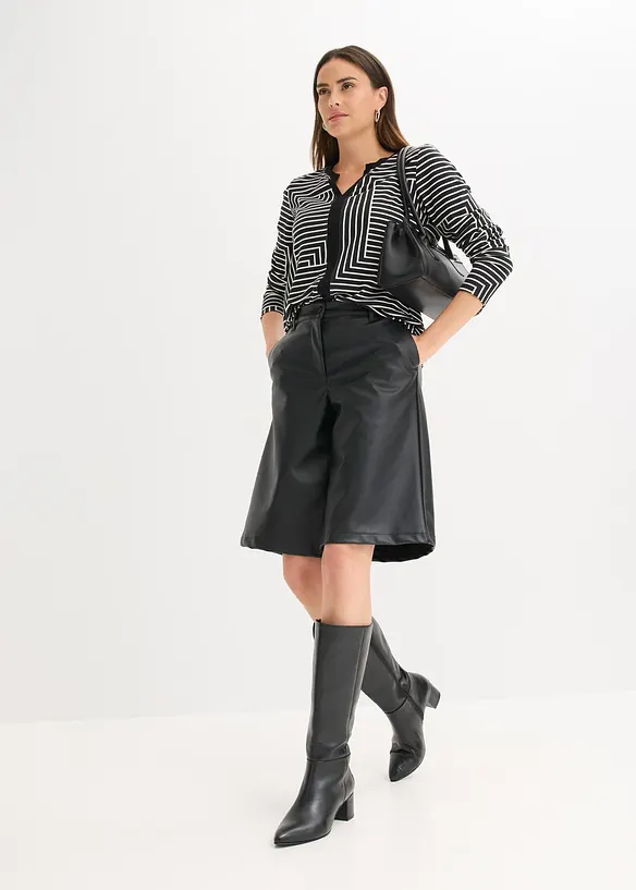 Viskózové tričko s dlouhým rukávem, bonprix