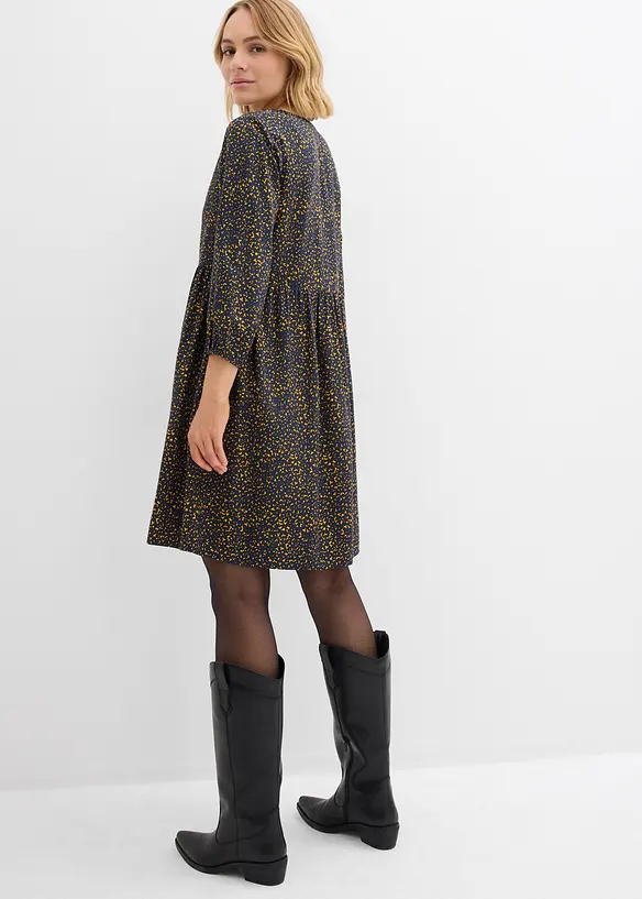 Tunikové šaty ze splývavé viskózy, bonprix