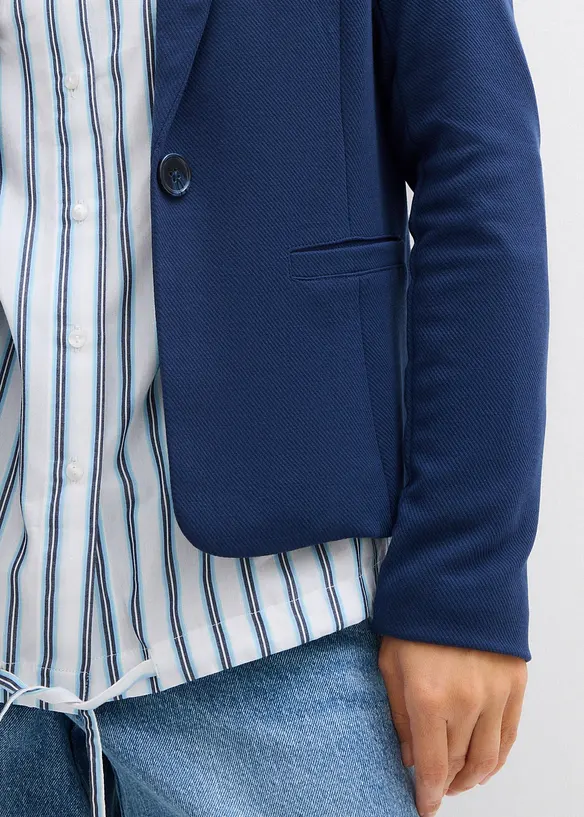 Teplákový blejzr ze splývavé viskózy, bonprix