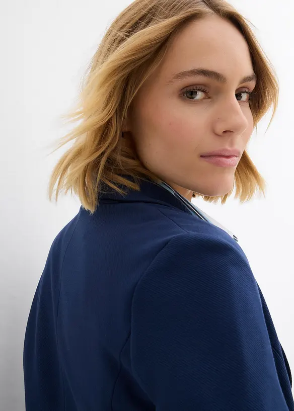 Teplákový blejzr ze splývavé viskózy, bonprix