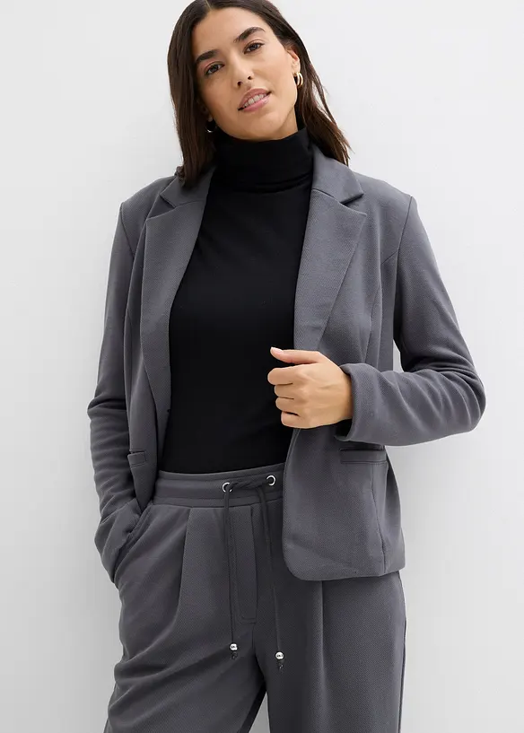 Kalhoty bez zapínání, se splývavou viskózou, bonprix